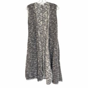 Ladies Long Honey & Lace Sweater Vest Size Medium